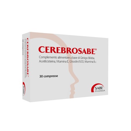 Sabe Pharma S Cerebrosabe 30 Compresse - Integratori per concentrazione e memoria - 975386970 - Sabe Pharma S - € 17,81