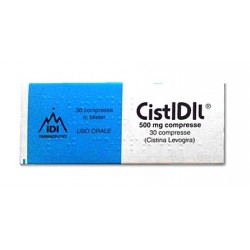 Cistidil 500mg Per Terapia Dell'Acne 30 Compresse - Farmaci dermatologici - 025733015 - Cistidil