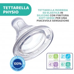 Chicco Tettarella Perfect 5 - 6m+ Silicone Confortevole e Ergonomica 2 Pezzi - Biberon e tettarelle - 979256385 - Chicco - € ...