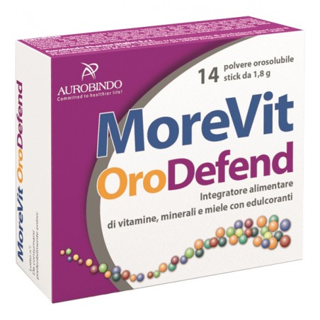 Aurobindo Pharma Italia Morevit Orodefend 14 Stick - Vitamine e sali minerali - 984952907 - Aurobindo Pharma Italia - € 4,97