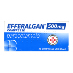 Efferalgan 500 Mg Antipiretico 16 Compresse - Farmaci per dolori muscolari e articolari - 026608125 - Efferalgan - € 5,10