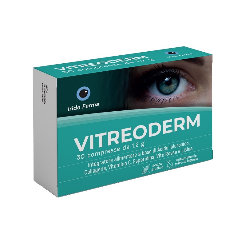 Iride Farma Vitreoderm R 30 Compresse - Integratori per occhi e vista - 986146660 - Iride Farma - € 23,63