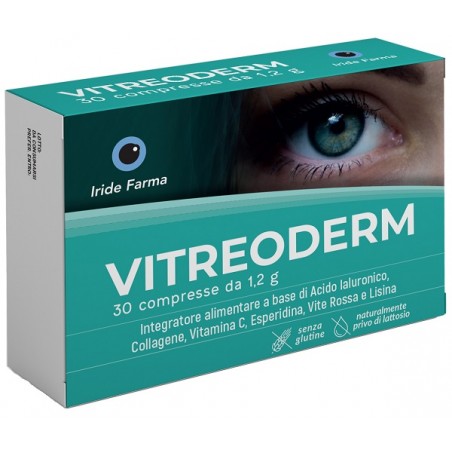 Iride Farma Vitreoderm R 30 Compresse - Integratori per occhi e vista - 986146660 - Iride Farma - € 24,00