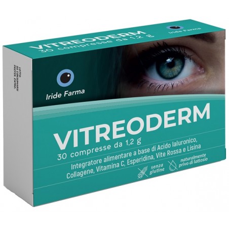 Vitreoderm R Pelle Collagene e Microcircolo 30 compresse Iride Farma - 1 Vitreoderm R Pelle Collagene e Microcircolo 30 compresse Iride Farma - 1