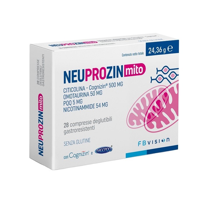 Fb Vision Neuprozin Mito 28 Compresse Gastroresistenti - Vitamine e sali minerali - 941446306 - Fb Vision - € 33,76