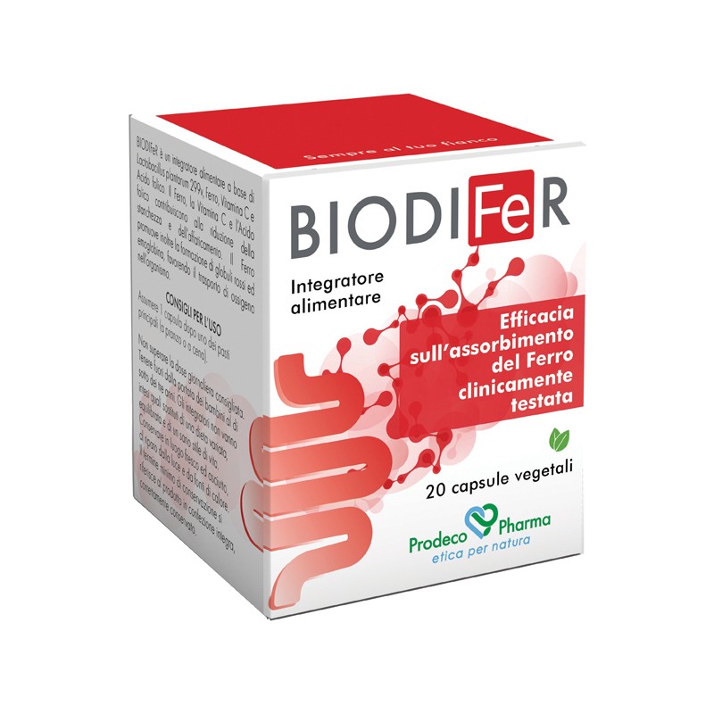Prodeco Pharma Biodifer 20 Capsule Vegetali - Integratori per concentrazione e memoria - 983169994 - Prodeco Pharma - € 22,42