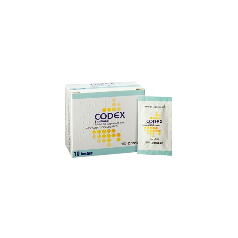 Biocodex Codex 5 Miliardi Polvere Per Sospensione Orale 10 Bustine - Fermenti lattici - 029032036 - Biocodex - € 9,44