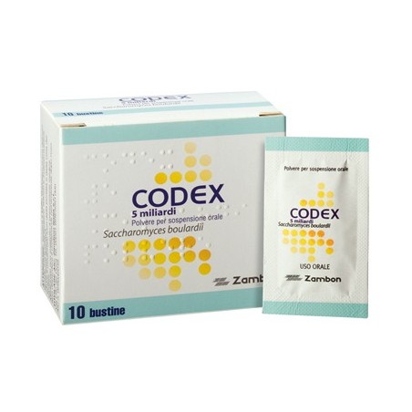 Biocodex Codex 5 Miliardi Polvere Per Sospensione Orale 10 Bustine - Fermenti lattici - 029032036 - Biocodex - € 9,44