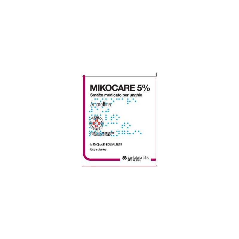 Difa Cooper Mikocare 5% Smalto Medicato Per Unghie - Trattamenti per onicofagia - 045767011 - Difa Cooper - € 27,26