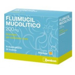 Fluimucil Mucolitico 200mg Granulato 30 Bustine - Raffreddore e influenza - 034936031 - Fluimucil - € 8,99