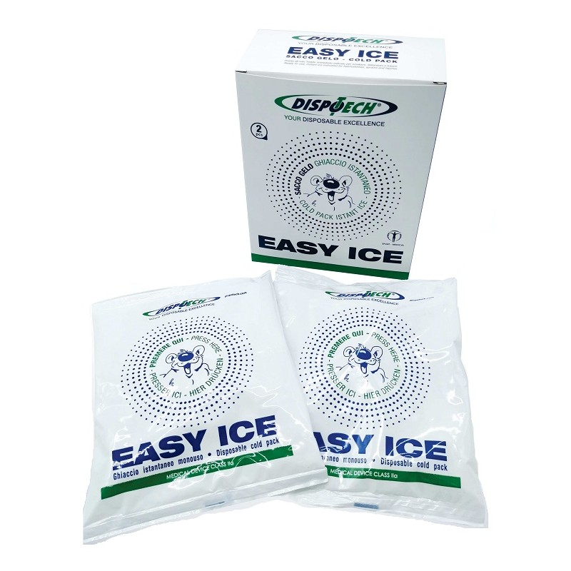 Dispotech Sacco Gelo Istantaneo Easy Ice In Plastica 1 Pezzo - Terapia del caldo freddo, ghiaccio secco e ghiaccio spray - 91...