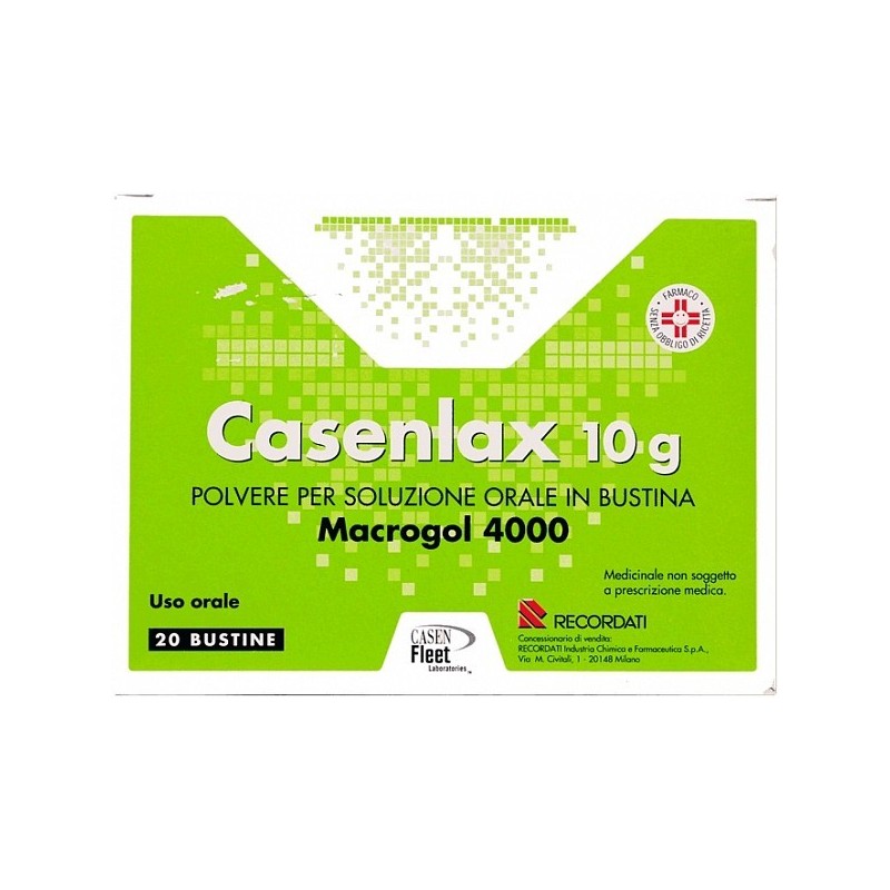 Casen Recordati Sl Casenlax 10 G Polvere Per Soluzione Orale In Bustina - Farmaci per stitichezza e lassativi - 042583029 - C...