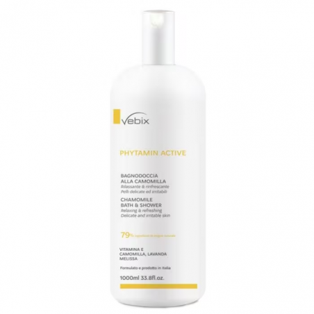 Vebix Phytamin Active Bagnodoccia alla Camomilla 1000 Ml Vebix - 1 Vebix Phytamin Active Bagnodoccia alla Camomilla 1000 Ml Vebix - 1