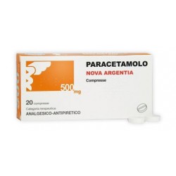 Nova Argentia Paracetamolo 500 Mg 20 Compresse - Farmaci per febbre (antipiretici) - 030524019 - Nova Argentia