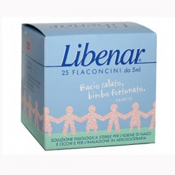Libenar Soluzione Fisiologica Salina 25 Flaconcini - Prodotti per la cura e igiene del naso - 923788982 - Libenar - € 6,05