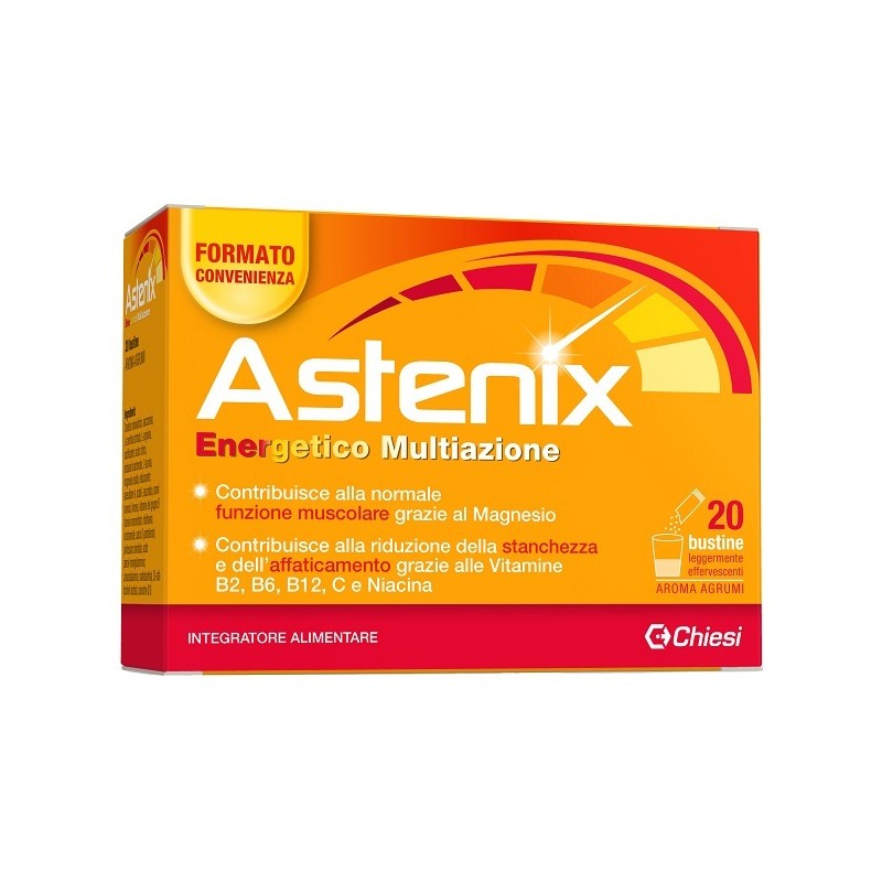 Chiesi Farmaceutici Astenix 20 Bustine Promo - Vitamine e sali minerali - 986624652 - Chiesi Farmaceutici - € 11,82