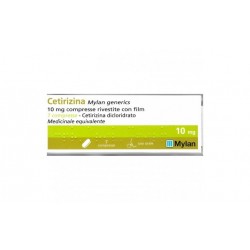Cetirizina Mylan Generics 10 Mg - 7 Compresse Rivestite - Antistaminici - 037713043 - Mylan - € 3,05