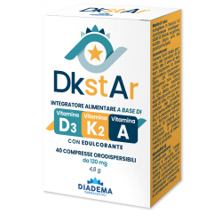 Diadema Farmaceutici Dkstar 40 Compresse - Vitamine e sali minerali - 984575276 - Diadema Farmaceutici - € 13,60
