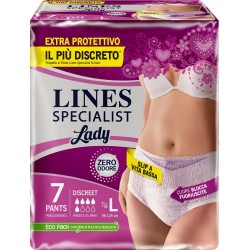 Fater Lines Specialist Pants Discreet L Farma 7 Pezzi - Prodotti per incontinenza - 976326140 - Fater - € 8,38