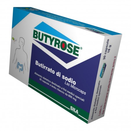 Butyrose Integratore per Colon Irritabile e Problemi Intestinali 30 Capsule Sila - 1 Butyrose Integratore per Colon Irritabile e Problemi Intestinali 30 Capsule Sila - 1