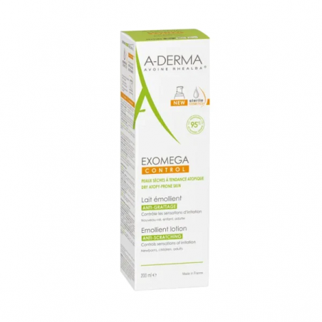 A-Derma Exomega Control Latte Emolliente Anti Grattage 200 Ml - Trattamenti idratanti e nutrienti per il corpo - 983674728 - ...