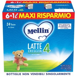 Danone Nutricia Soc. Ben. Mellin 4 Latte 6x1000 Ml - Latte in polvere e liquido per neonati - 979944788 - Danone Nutricia Soc...