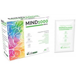 Mind 1000 Brain Integratore Per Migliorare Memoria E Concentrazione 20 Bustine - Integratori per concentrazione e memoria - 9...