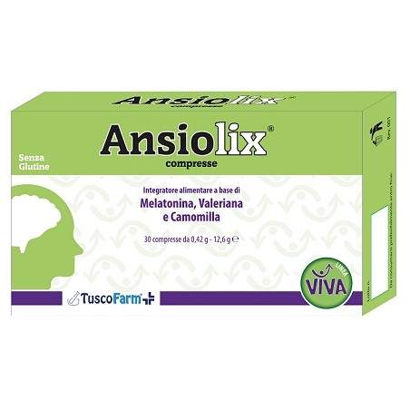 Tuscofarm Unipersonale Ansiolix 30 Compresse Tuscofarm Unipersonale - 1 Tuscofarm Unipersonale Ansiolix 30 Compresse Tuscofarm Unipersonale - 1