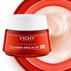 Vichy Liftactiv Collagen Specialist Night Crema Notte Antirughe 50 Ml - Trattamenti antietà e rigeneranti - 980628313 - Vichy...