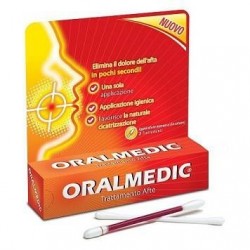 Oralmedic Trattamento Liquido per Afte 2 Applicatori - Labbra secche e screpolate - 937424570 - E. F. A. S. - € 9,66