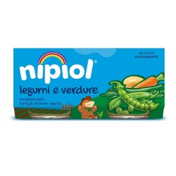 Nipiol Omogeneizzato Legumi E Verdure 2 Pezzi Da 80 G - Omogeneizzati e liofilizzati - 986904199 - Nipiol - € 1,83