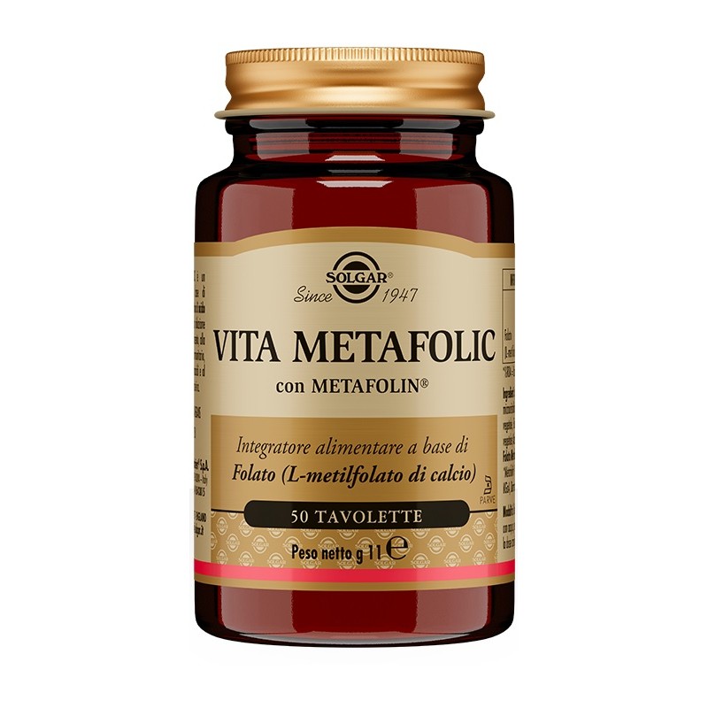 Solgar It. Multinutrient Vita Metafolic 50 Tavolette - Integratori per il cuore e colesterolo - 943327395 - Solgar - € 22,04
