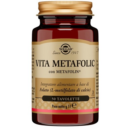 Solgar It. Multinutrient Vita Metafolic 50 Tavolette - Integratori per il cuore e colesterolo - 943327395 - Solgar - € 22,18