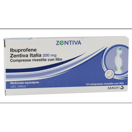 Zentiva Ibuprofene 200 Mg Compresse Rivestite - Farmaci per dolori muscolari e articolari - 042324020 - Zentiva Italia - € 2,79