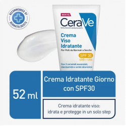 Cerave Crema Viso Idratante SPF 30 52 Ml - Trattamenti idratanti e nutrienti - 985818994 - Cerave - € 15,41
