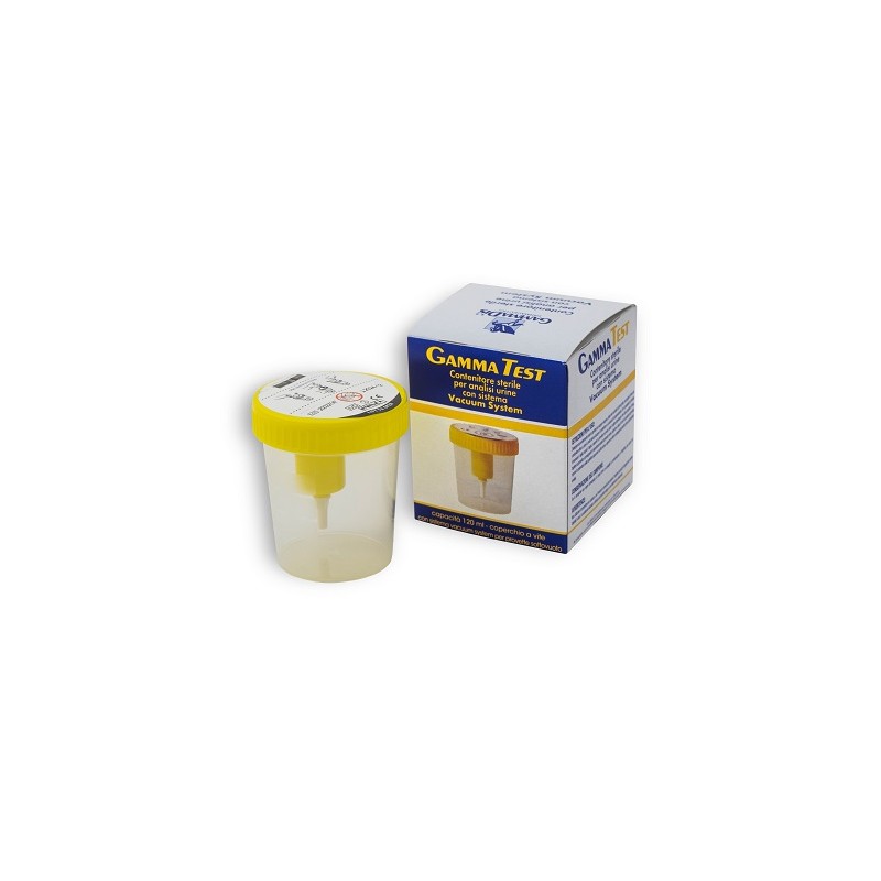 Gammadis Farmaceutici Contenitore Sterile Per Urina Sottovuoto 120 Ml - Test urine e feci - 933950305 - Gammadis Farmaceutici...