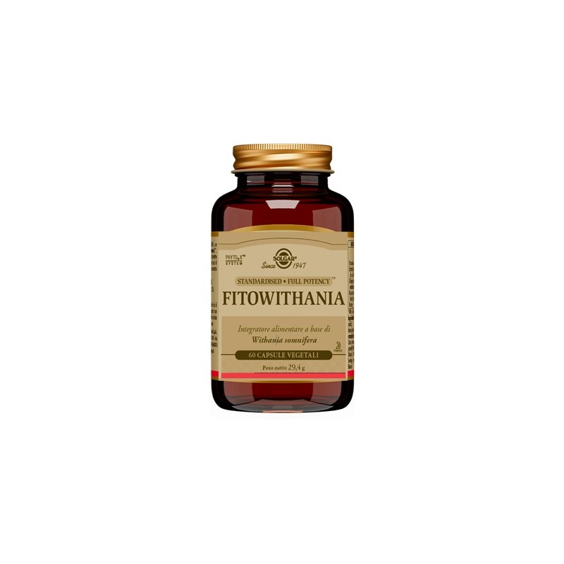 Solgar It. Multinutrient Fitowithania 60 Capsule Vegetali - Integratori per umore, anti stress e sonno - 945031060 - Solgar -...