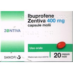 Zentiva Italia Ibuprofene Zentiva 20 Capsule Molli - Farmaci per dolori muscolari e articolari - 043555059 - Zentiva Italia -...