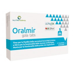 Aqua Viva Oralmir Gola Tabs 20 Compresse - Prodotti fitoterapici per raffreddore, tosse e mal di gola - 978846855 - Aqua Viva...
