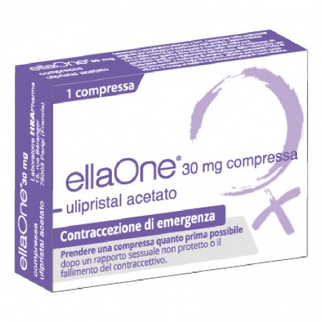 EllaOne Contraccettivo D'Emergenza - 5 Giorni 1 Compressa Sterimar - 1 EllaOne Contraccettivo D'Emergenza - 5 Giorni 1 Compressa Sterimar - 1