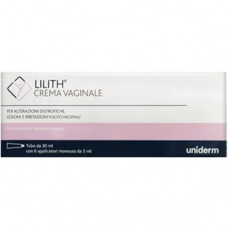 Lilith Crema Vaginale Idratante per Secchezza Vaginale 30 Ml Uniderm Farmaceutici - 1 Lilith Crema Vaginale Idratante per Secchezza Vaginale 30 Ml Uniderm Farmaceutici - 1