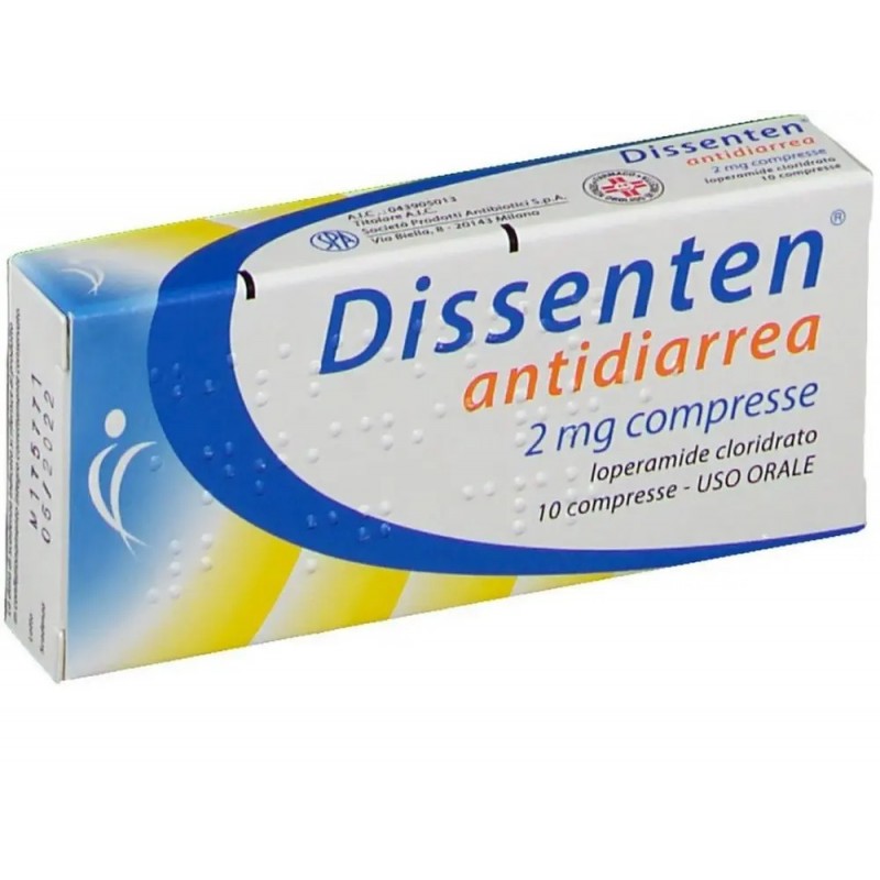Dissenten Antidiarrea Azione Rapida 10 Compresse - Farmaci per diarrea - 043905013 - Dissenten - € 6,93