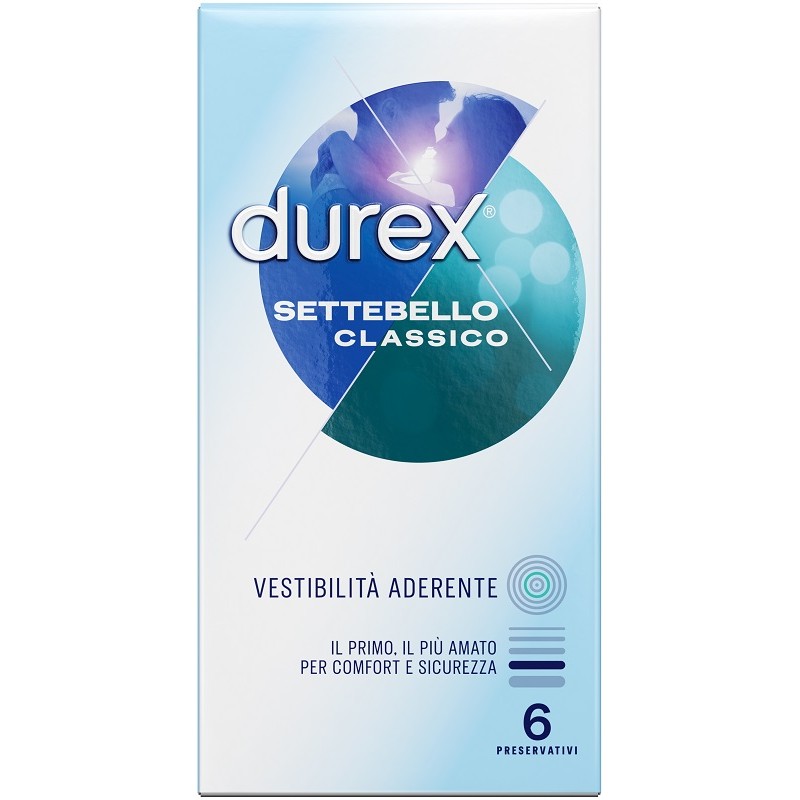 Reckitt Benckiser H. Profilattico Durex Settebello Classico 6 Pezzi - Profilattici e Contraccettivi - 984949596 - Reckitt Ben...