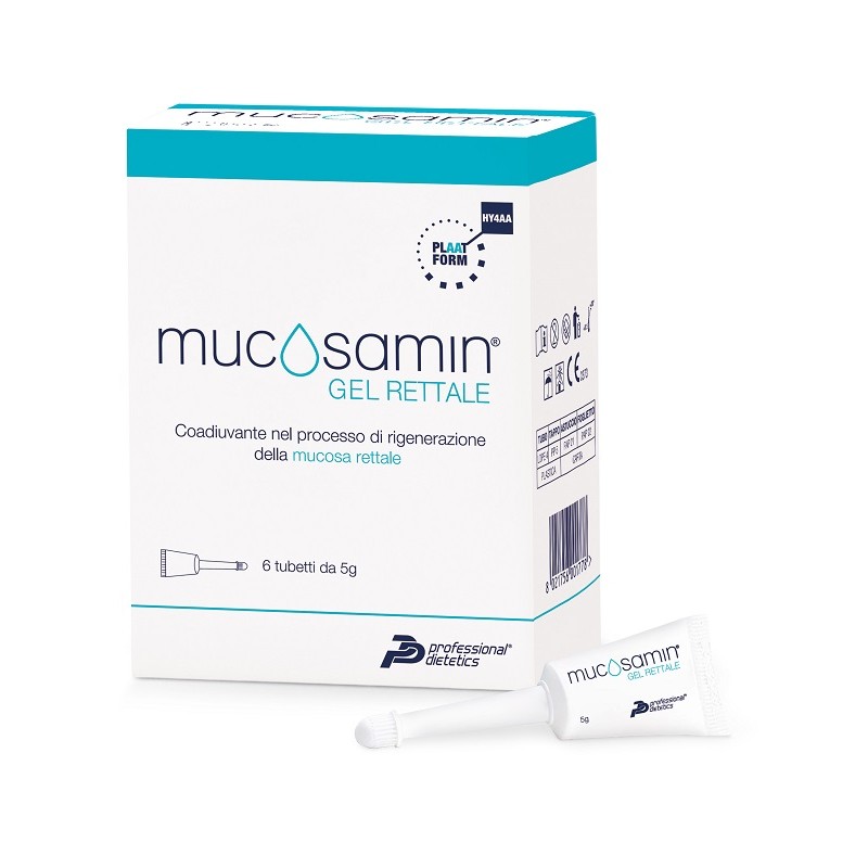 Professional Dietetics Gel Rettale Mucosamin 6 Tubetti X 5 G - Prodotti per emorroidi e ragadi - 983684352 - Professional Die...