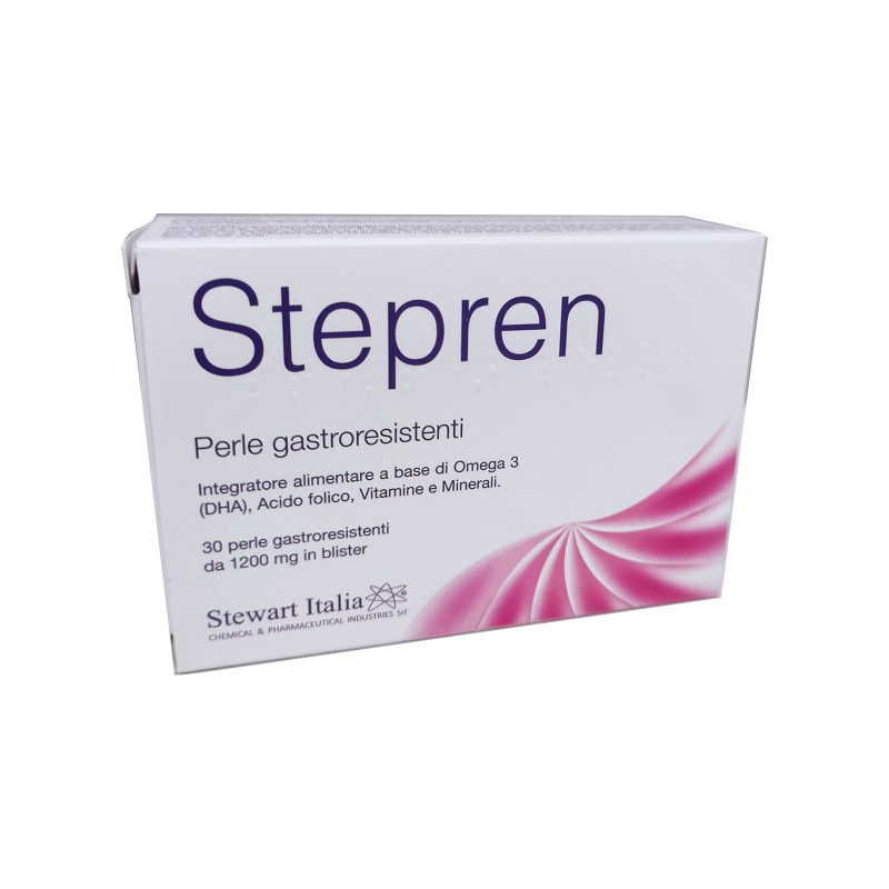 Stewart Italia Stepren 30 Perle Gastroresistenti - Integratori prenatali e postnatali - 947391114 - Stewart Italia - € 17,34