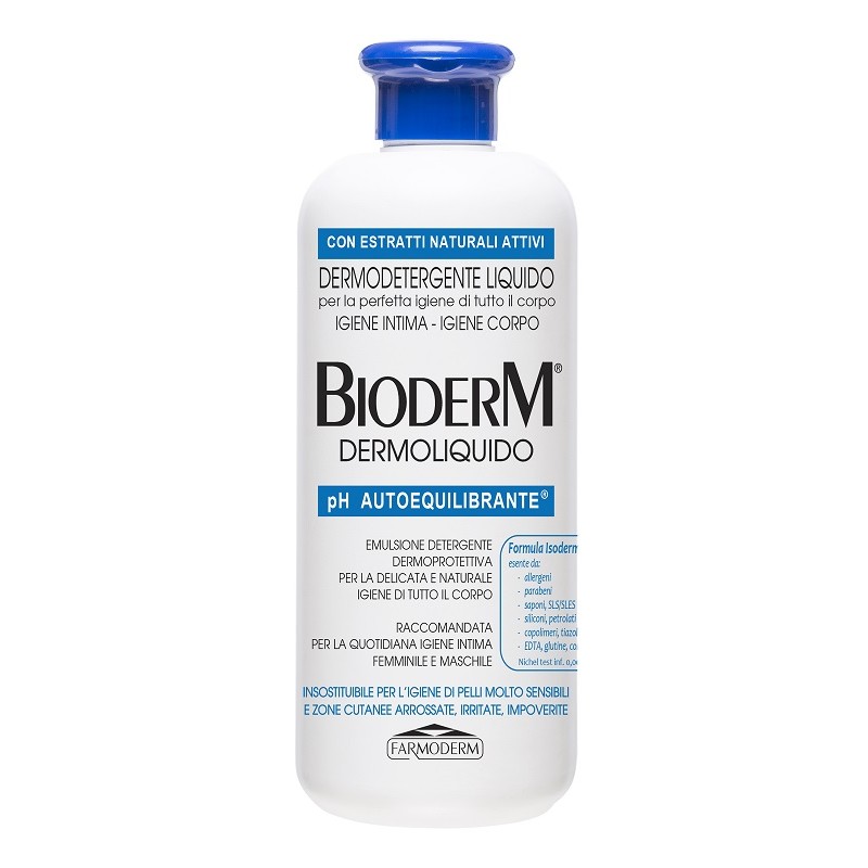 Farmoderm Bioderm Dermoliquido Ph Autoequilibrante 500 Ml - Bagnoschiuma e detergenti per il corpo - 908118399 - Farmoderm - ...