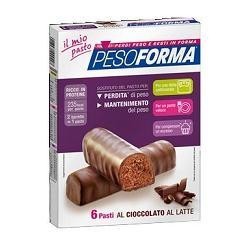 Nutrition & Sante' Italia Pesoforma Barretta Cioccolato Latte 12 X 31 G - Sostitutivi pasto e sazianti - 901296261 - Pesoforma