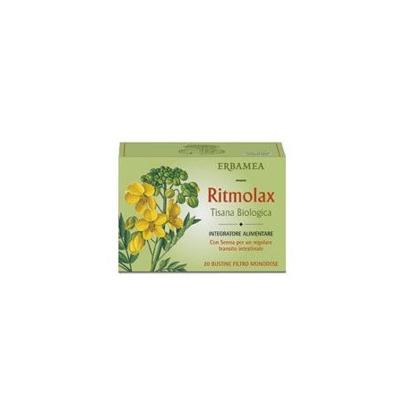 Erbamea Ritmolax Tisana Biologica 20 Bustine - Integratori per regolarità intestinale e stitichezza - 922365907 - Erbamea - €...