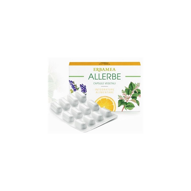 Erbamea Allerbe 24 Capsule Vegetali Blister - Integratori per difese immunitarie - 922374133 - Erbamea - € 7,04