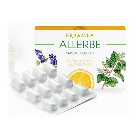 Erbamea Allerbe 24 Capsule Vegetali Blister - Integratori per difese immunitarie - 922374133 - Erbamea - € 7,04